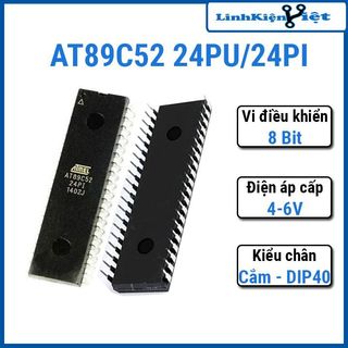 Ic at89c52 24pu/24pi dip 40