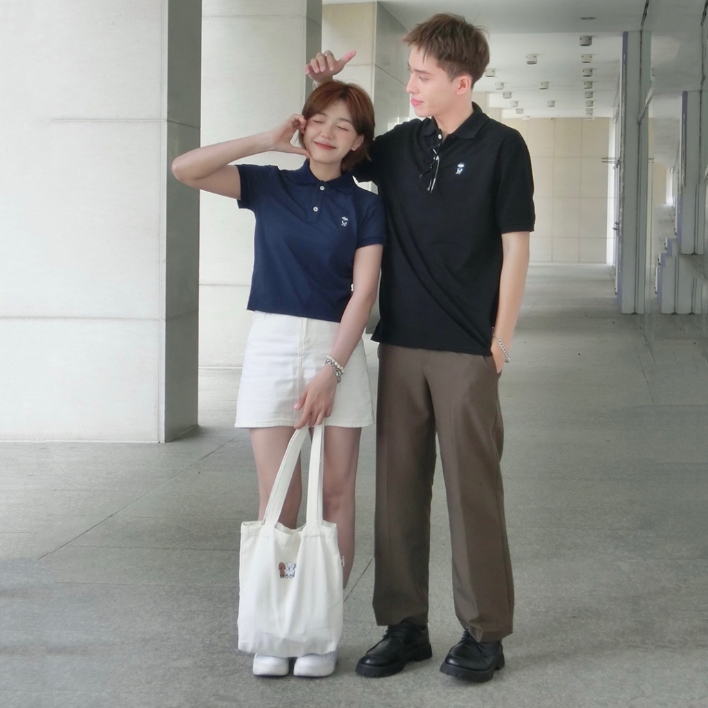 Áo Polo Grau Premium Logo Thêu