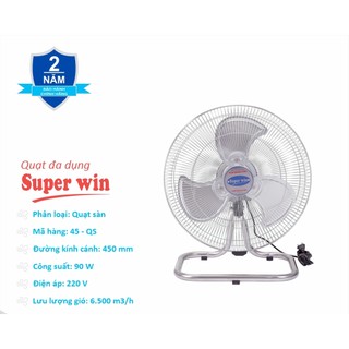 Quạt sàn công nghiệp super win 45-qsx