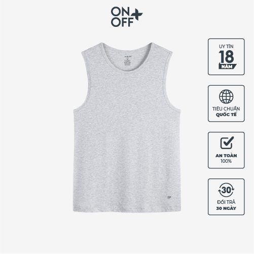 Clearance sale | Áo tanktop nam ONFF chất liệu cotton USA thoáng mát, thấm hút mồ hôi - S37TT2143018