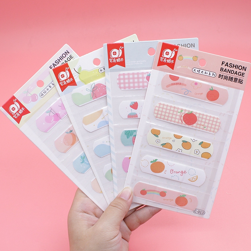 Vỉ 5 Băng cá nhân urgo hoạt hình đáng yêu - Băng y tế dán vết thương tiện dụng E1454