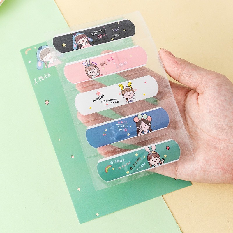 Vỉ 5 Băng cá nhân urgo hoạt hình đáng yêu - Băng y tế dán vết thương tiện dụng E1454