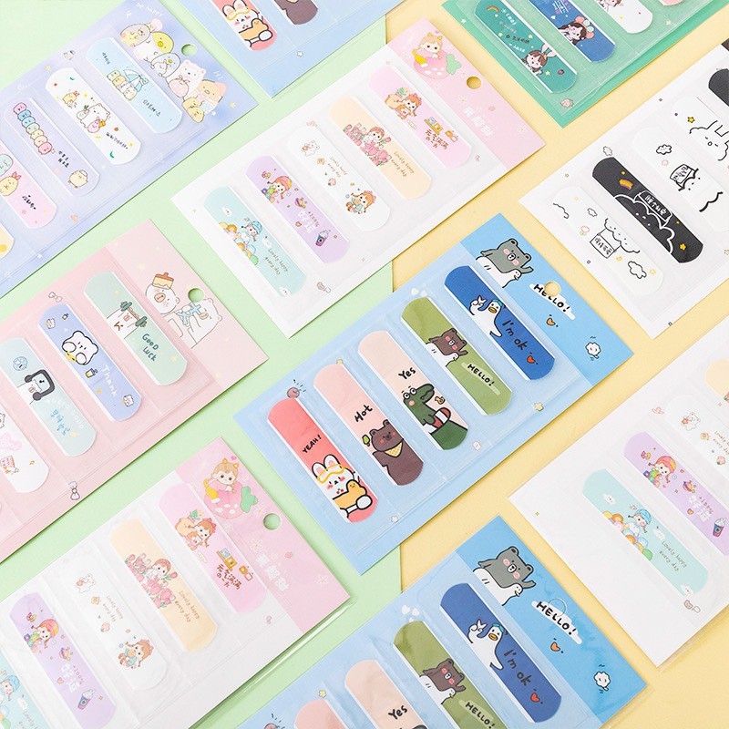 Vỉ 5 Băng cá nhân urgo hoạt hình đáng yêu - Băng y tế dán vết thương tiện dụng E1454