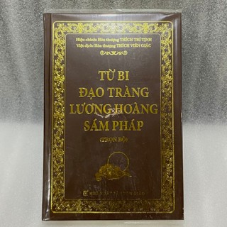 Kinh lương hoàng sám bìa da
