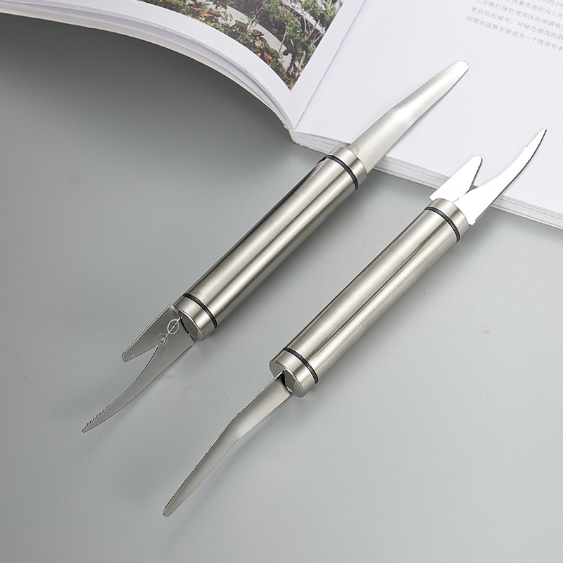 Dụng Cụ Bóc Vỏ Tôm 2 Đầu Inox Cao Cấp Tiện Dụng