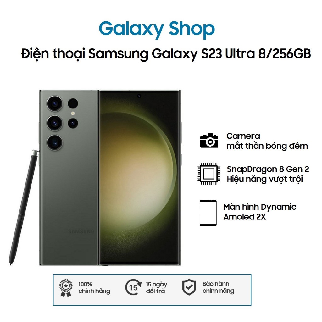 Điện Thoại Samsung Galaxy S23 Ultra  - Hàng chính hãng