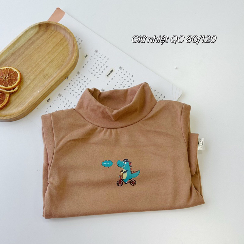 Áo giữ nhiệt hàng qc vải nỉ nhung đẹp cho bé trai,bé gái