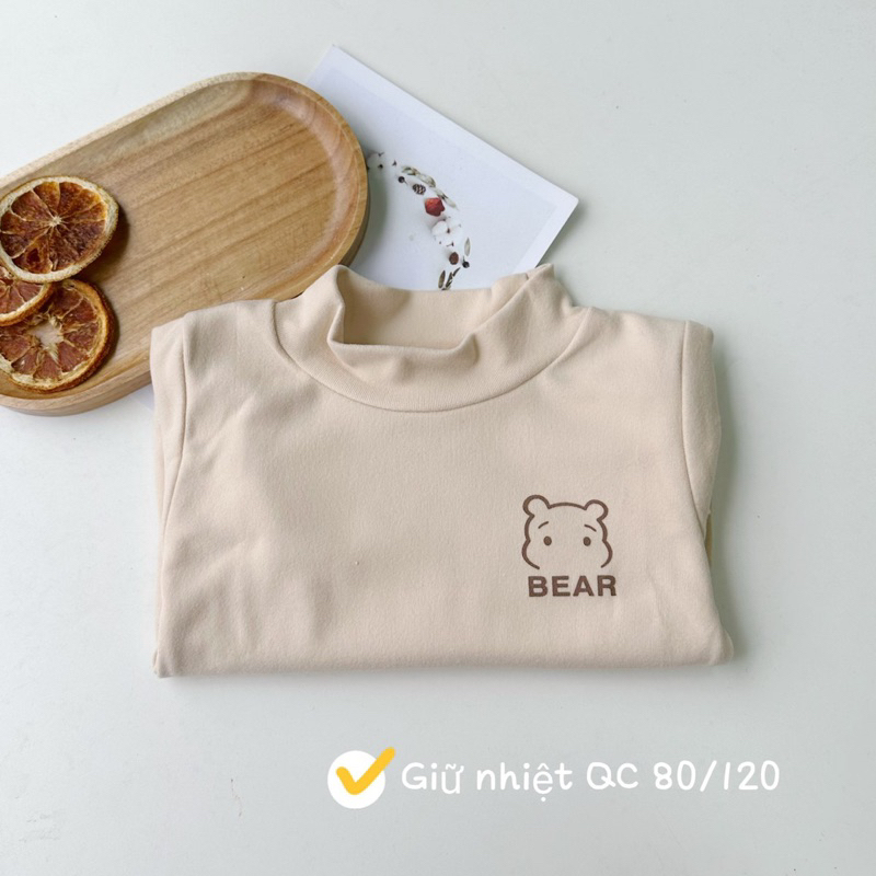 Áo giữ nhiệt hàng qc vải nỉ nhung đẹp cho bé trai,bé gái