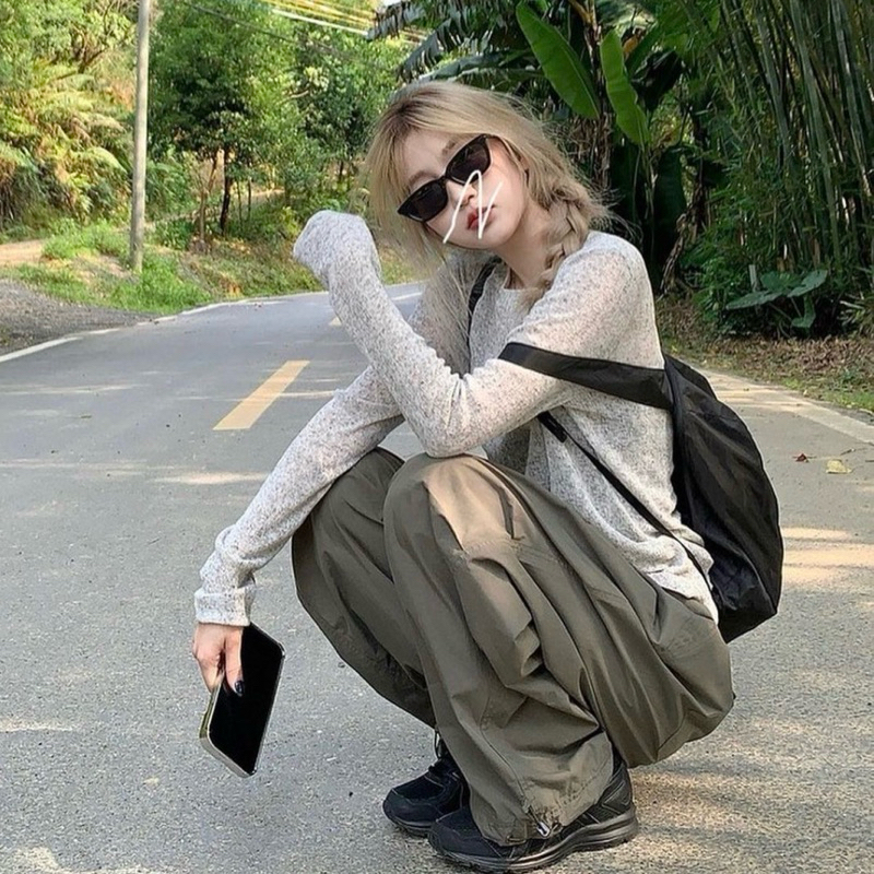 Áo Len Sweater Tay Dài Dệt Kim Mỏng