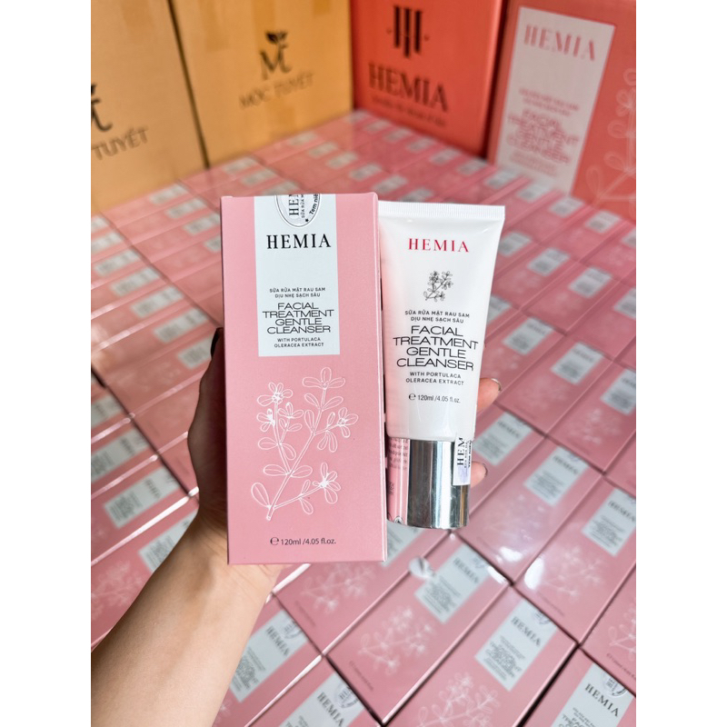 Sữa Rửa Mặt Rau Sam Hemia 120ml
