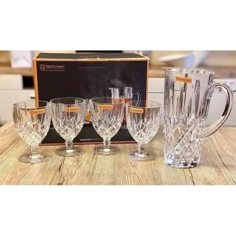 Set Nachtmann Noblesse gồm Bình và cốc