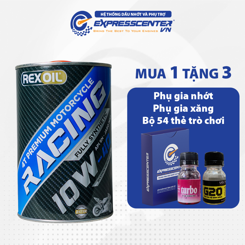 Dầu Nhớt Xe Moto RexOil Racing 10W40 1L