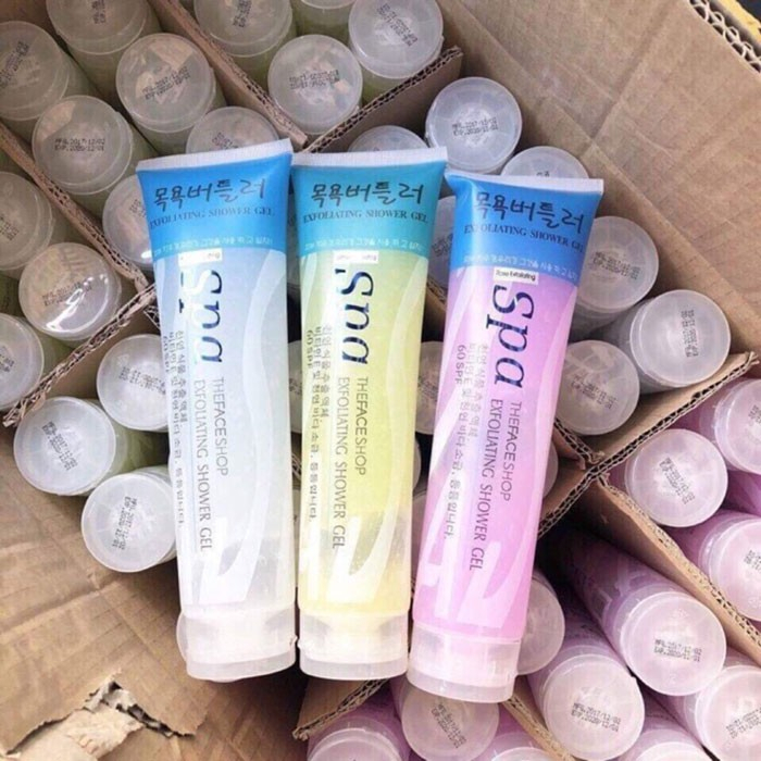 Tẩy tế bào chết SPA Hàn Quốc 350ml - Gel tẩy tế bào chết toàn thân, dưỡng da trắng sáng, tẩy da chết body