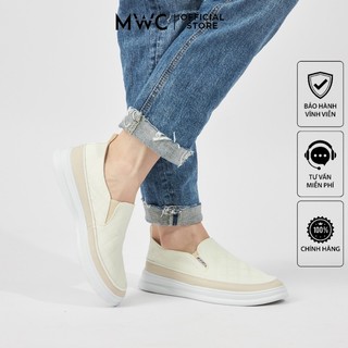 Giày slipon nam mwc 6065 - giày mọi lười nam da