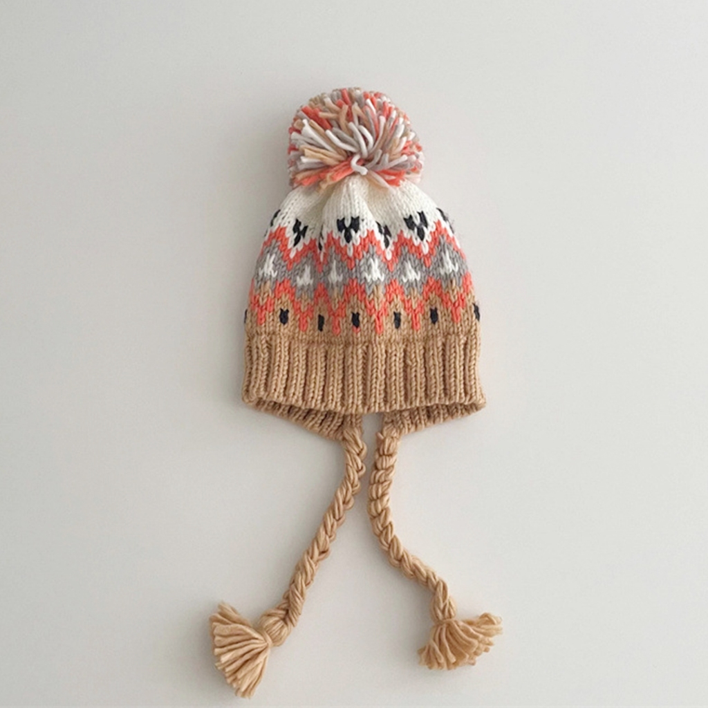 Mũ tai thỏ cho bé gái vải cotton mềm mịn