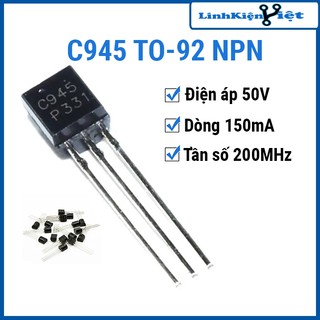 Transistor C945 50V 150mA TO-92 NPN