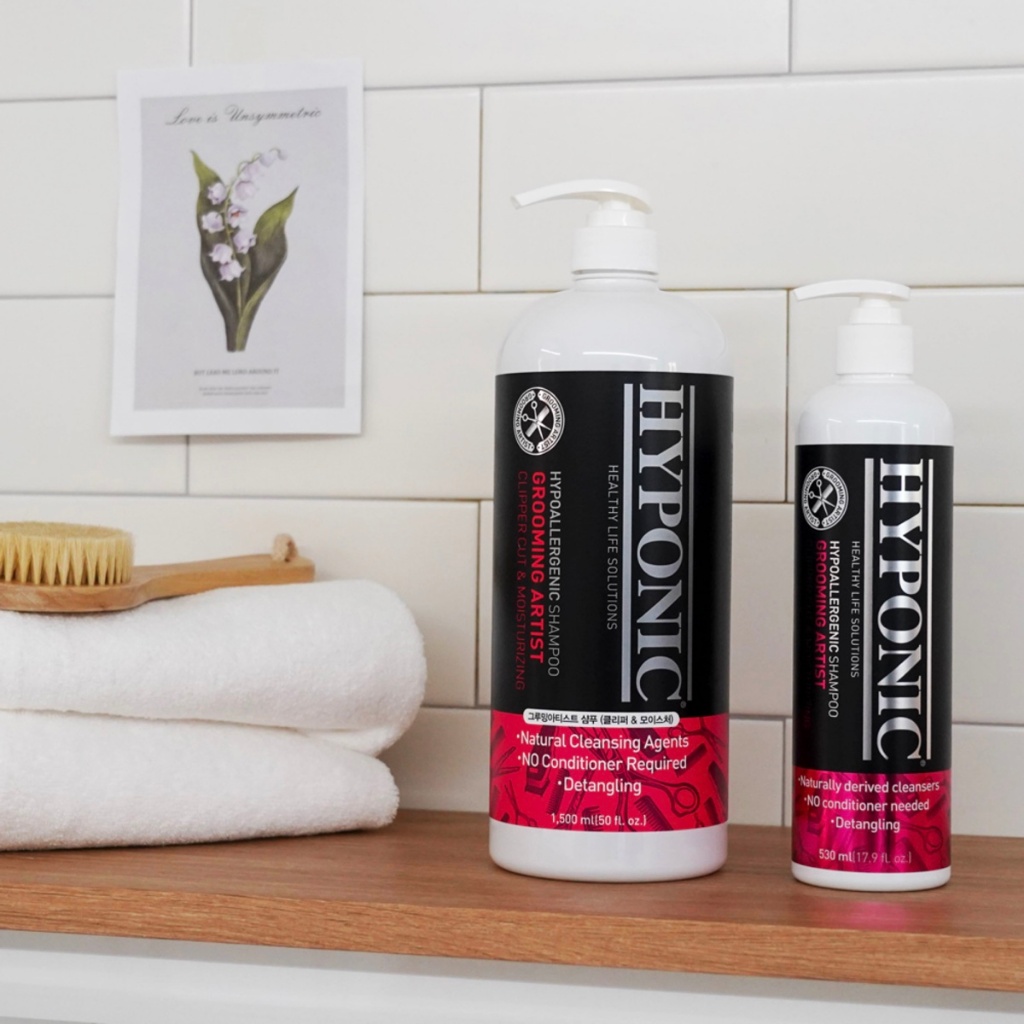 Sữa tắm cho chó cao cấp HYPONIC Grooming Artist, làm mềm mượt lông  - 100ml