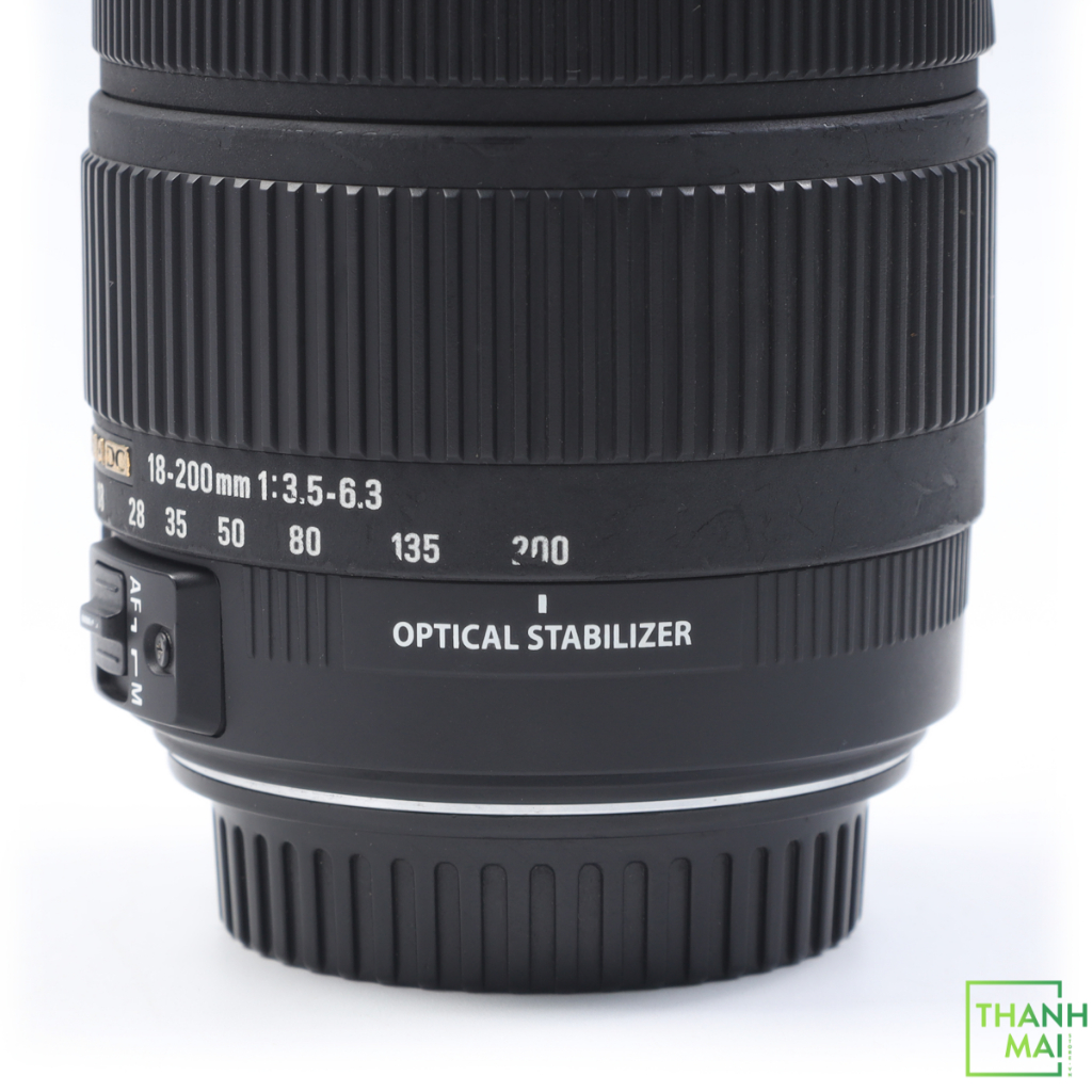Ống Kính Sigma 18-200mm F/3.5-6.3 DC OS For Canon