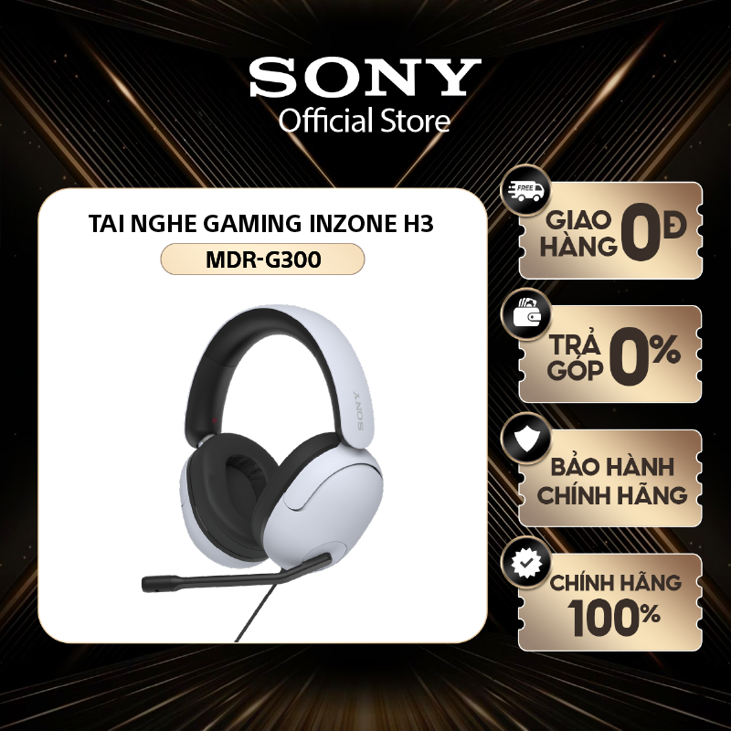 Tai nghe Sony Gaming có dây INZONE H3 MDR-G300/WZ E