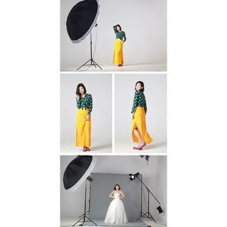 Combo dù phản và vải softbox 105cm 16 cạnh