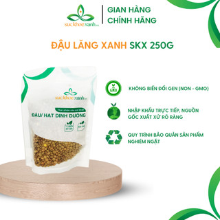 Đậu lăng xanh Sức Khỏe Xanh 250g/túi - Nhập khẩu Argentina - Nam Mỹ chính hãng