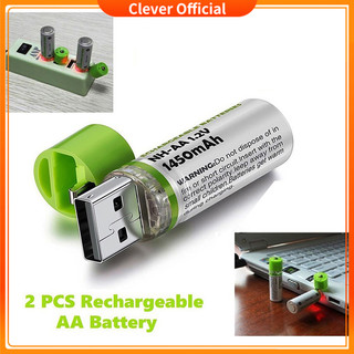 Pin sạc AA tự sạc qua cổng USB lắp chuột không dây đồ chơi trẻ em bảo vệ môi trường