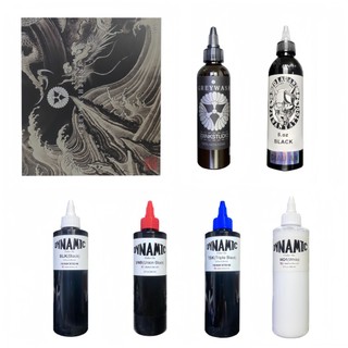 Mực xăm - mực đen các loại - set mực 23 ink - diauan - dynamic tbk - dynamic blk - dynamic - dynamic wd1