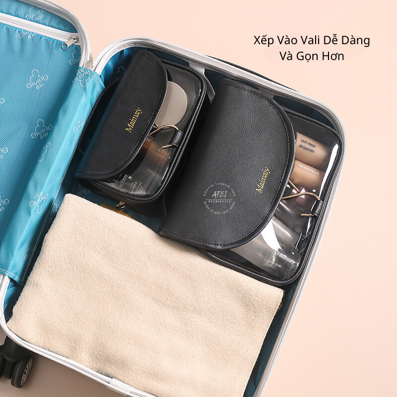 Túi Đựng Mỹ Phẩm Đồ Trang Điểm Du Lịch Trong Suốt Chống Thấm - Nhiều Ngăn Phân Loại Đồ Dùng Tiện Lợi - FL06