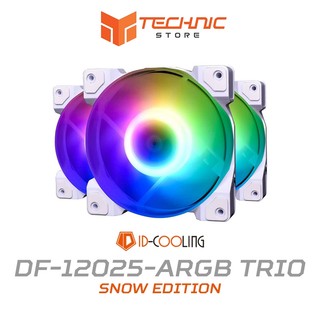 Bộ quạt tản nhiệt ID-Cooling DF-12025-ARGB-TRIO SNOW