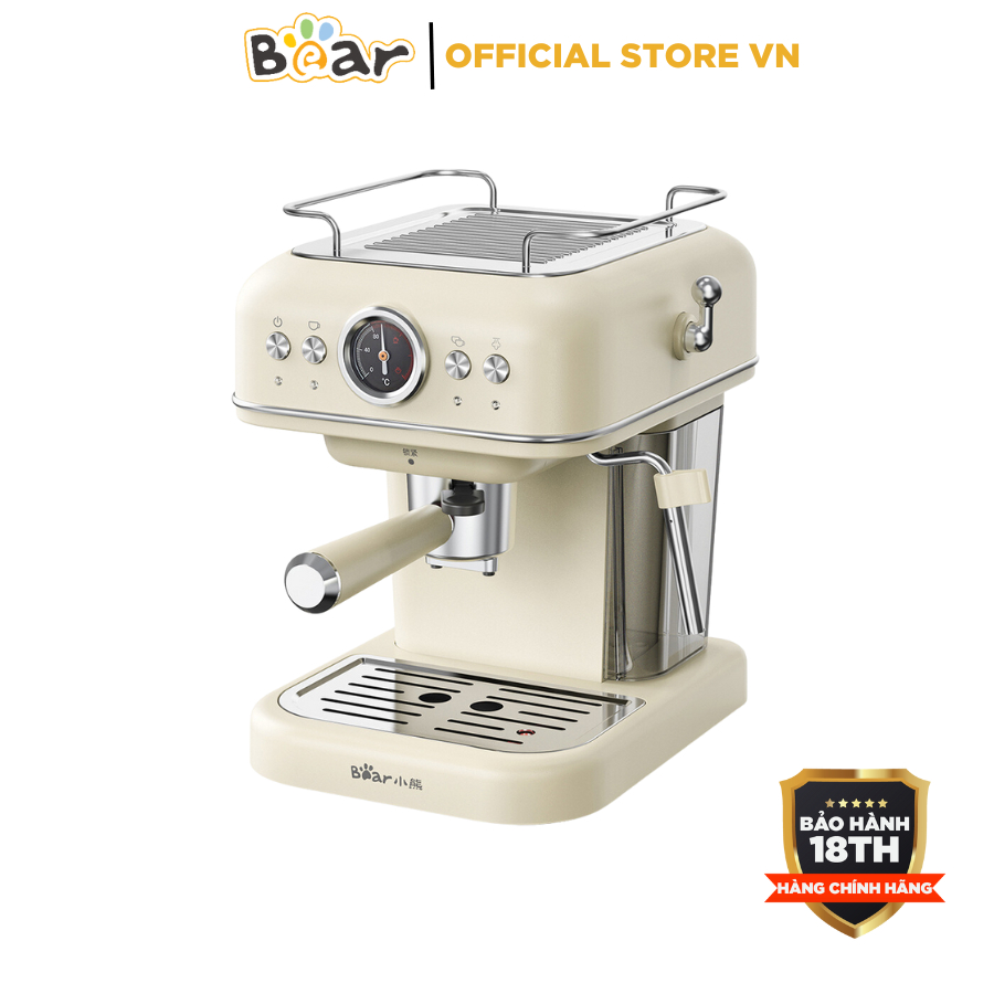 Máy pha cà phê espresso mini tự động Bear KFJ-E12R5 1.2L, 950W