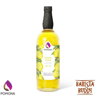  Siro Pha Chế Vị Trái Cây Syrup Pomona - Vị Chanh Vàng Lemon - Hàng Chính Hãng - 1000ml 