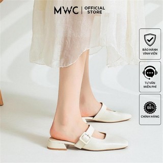 Dép sục nữ mwc 8335 - dép sục nữ đế bệt, sục nữ cut out trẻ trung thanh lịch
