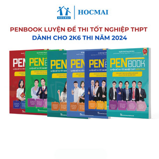  Sách PENBOOK – Luyện đề thi tốt nghiệp THPT theo xu hướng mới nhất 2024 dành cho 2k6