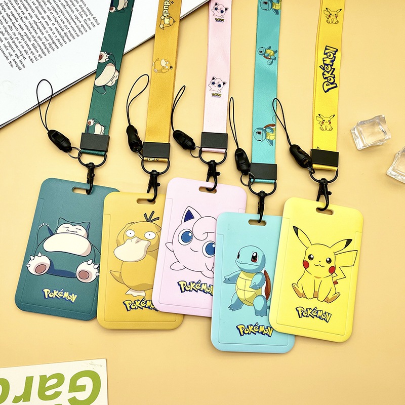 Dây đeo thẻ và bảng tên nhân vật Pokemon dễ thương cute TooYoo BK00458