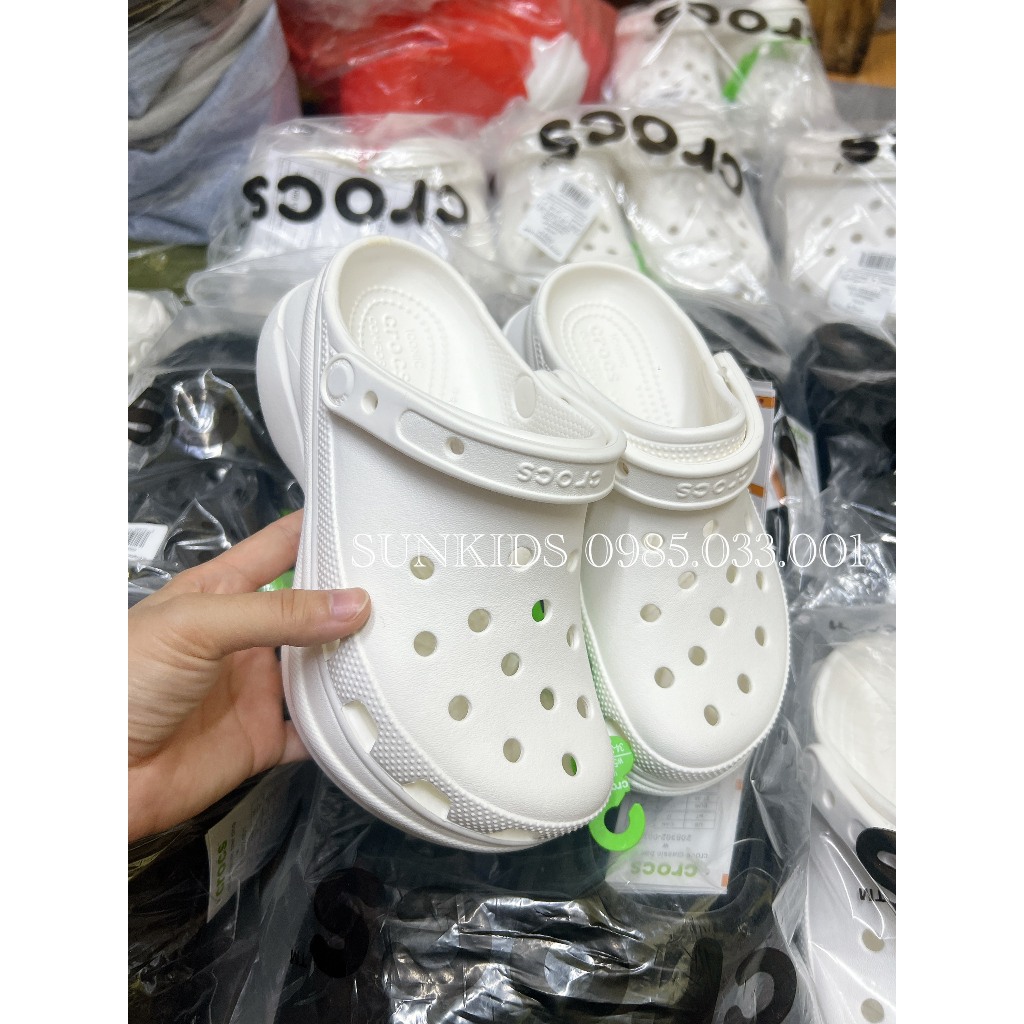 Sục Crocs Nam nữ siêu nhẹ 2 màu