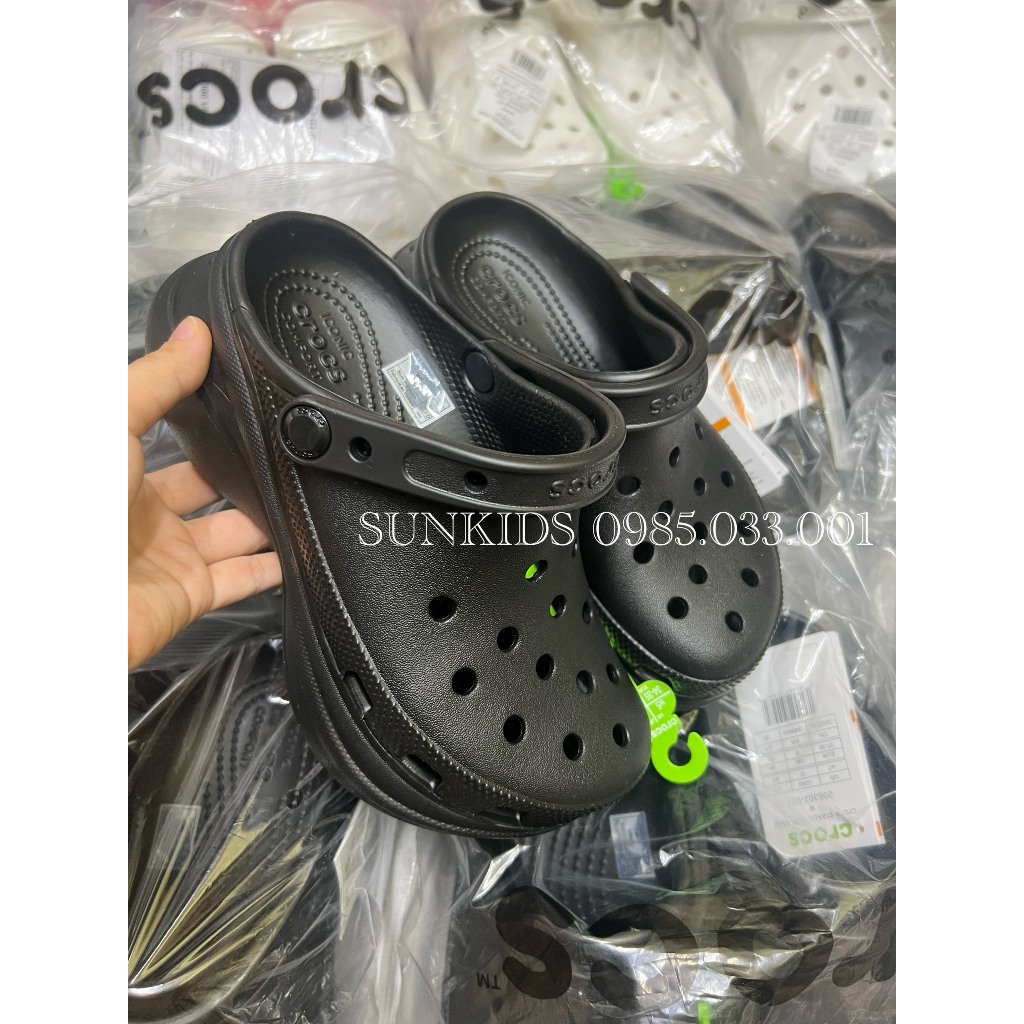 Sục Crocs Nam nữ siêu nhẹ 2 màu