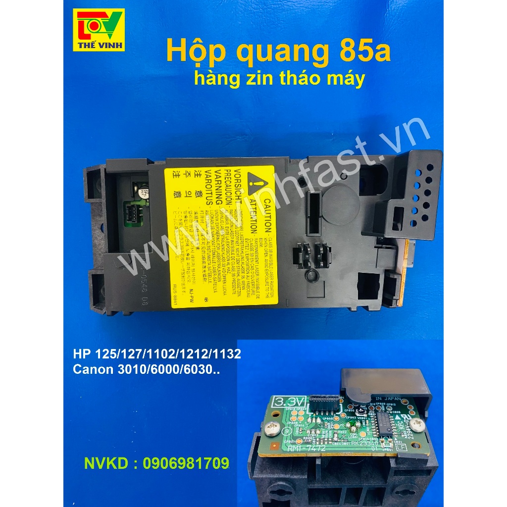 HỘP QUANG 85A, MÁY IN HP 125/127/1102/1212/1132, Canon 3010/3018/6000/6030...