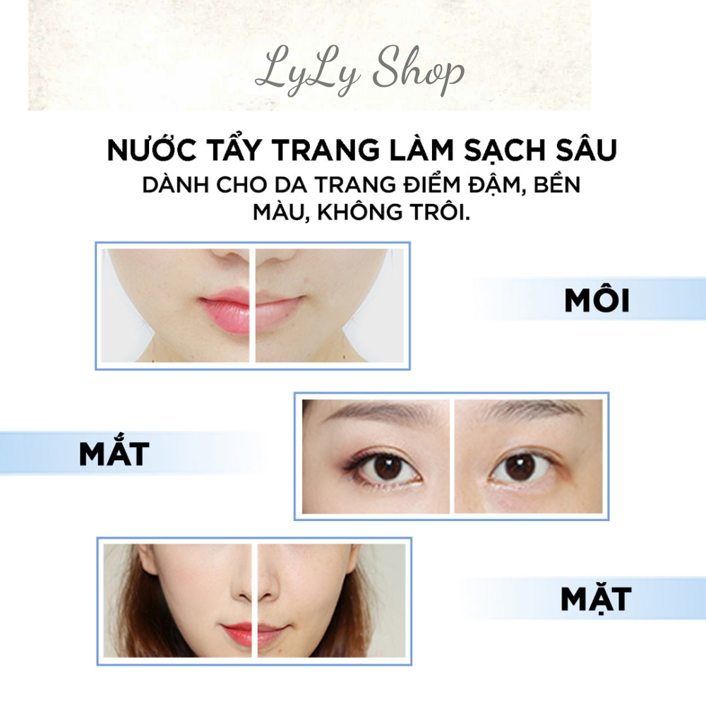 Nước Tẩy Trang L'Oreal Paris l Micellar Water Làm Sạch Sâu 3 In 1, Làm Sạch Lớp Trang Điểm, Cấp Ẩm, Làm Dịu Da Mặt, An T
