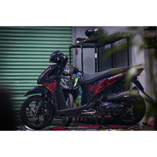 Tem rời vision đen lửa đỏ cực chất , tem 3 lóp bền màu