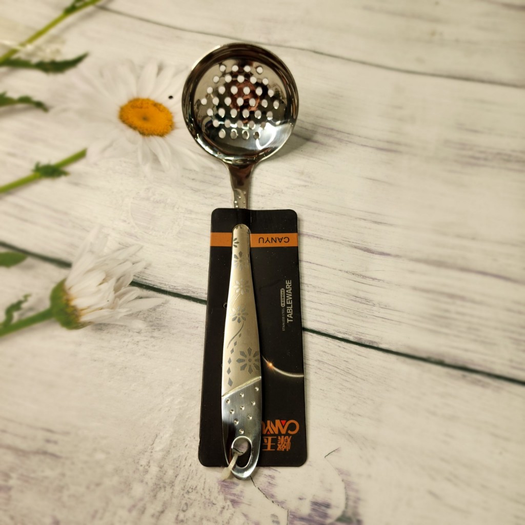 Muôi thủng inox vá thủng inox hàng dày đẹp