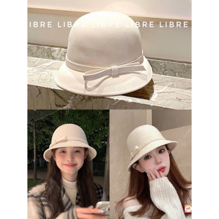 Mũ dạ nơ vành nhỏ hàn quốc