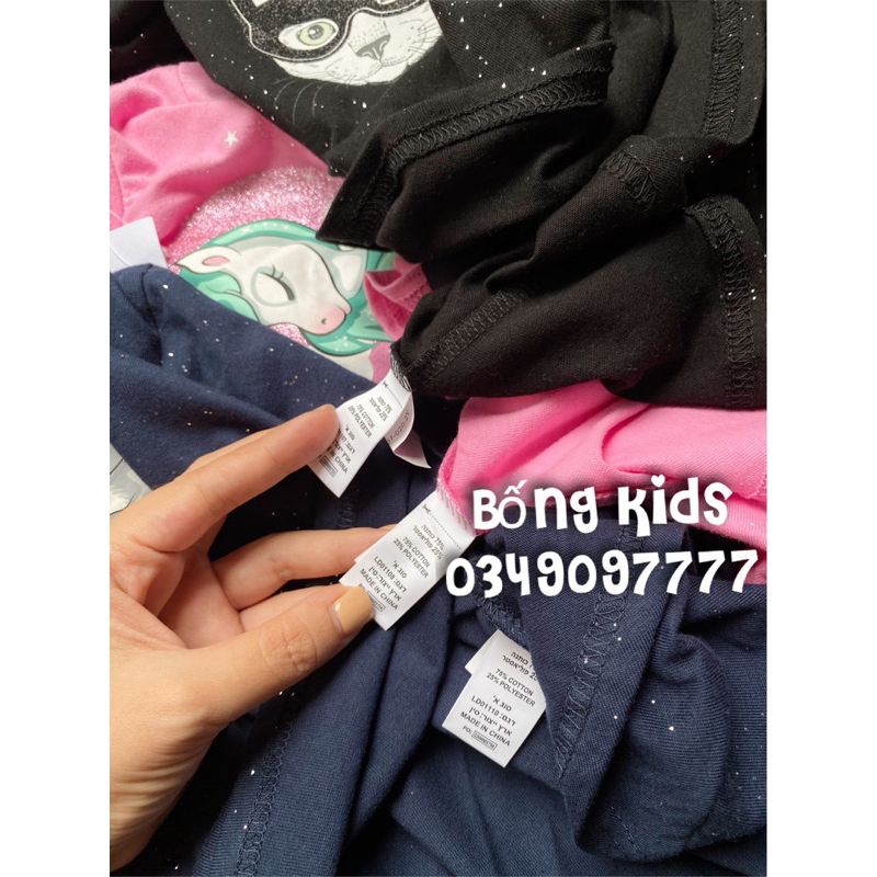 Váy Thu Bé Gái Cotton In Hình Delta