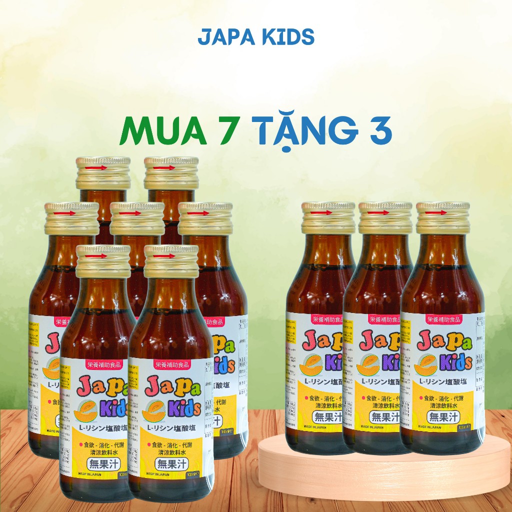 Siro Japa Kids Ăn Ngon Cho Bé Hỗ Trợ Bé Tăng Cân Chăm Sóc Sức Khoẻ Cho Bé Hàng Chĩnh Hãng