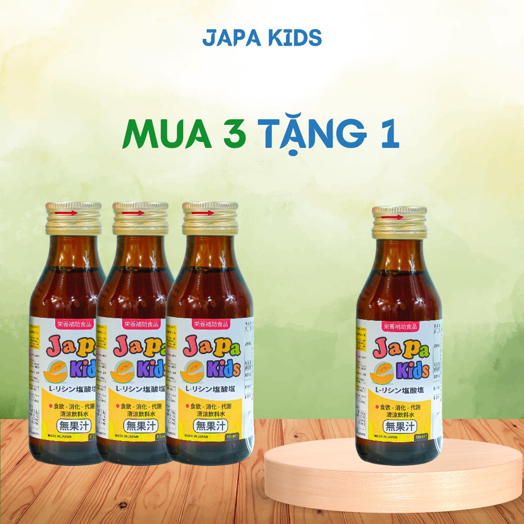 Siro Japa Kids Ăn Ngon Cho Bé Hỗ Trợ Bé Tăng Cân Chăm Sóc Sức Khoẻ Cho Bé Hàng Chĩnh Hãng