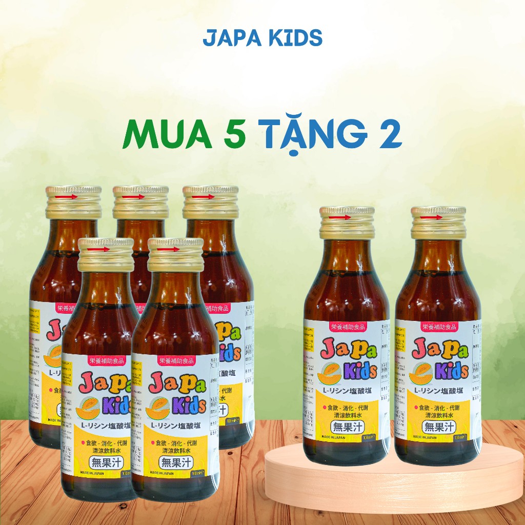 Siro Japa Kids Ăn Ngon Cho Bé Hỗ Trợ Bé Tăng Cân Chăm Sóc Sức Khoẻ Cho Bé Hàng Chĩnh Hãng