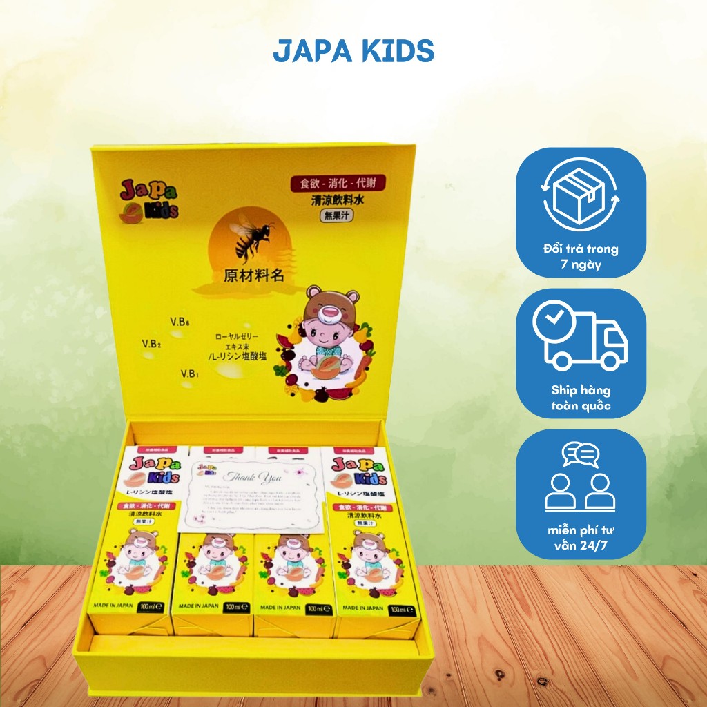 Siro Japa Kids Ăn Ngon Cho Bé Hỗ Trợ Bé Tăng Cân Chăm Sóc Sức Khoẻ Cho Bé Hàng Chĩnh Hãng