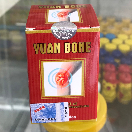 COMBO 5 Hộp YUAN BONE Chính Hãng ✅ Viên uống hỗ trợ đau nhức mỏi cơ xương khớp thoái hóa thoát vị tê bì chân tay