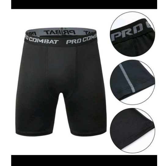 Quần Ngắn Bó Cơ Thể Thao , Quần Đùi Body Hàng Cao Cấp Thương Hiệu ProCombat