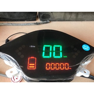 Đồng hồ vespa điện tử mặt kính đen cho xe điện vespa 48V-72V