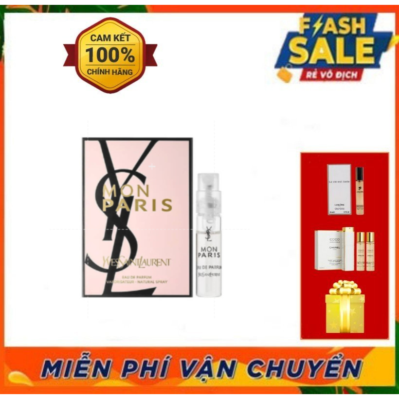 Nước hoa chiết vial YSL Mon Paris EDP 2ml